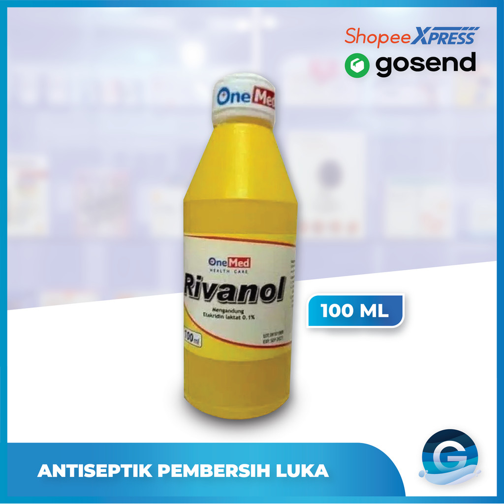 Jual Rivanol Onemed 100ml Cairan Pembersih Luka Onemed | Shopee Indonesia