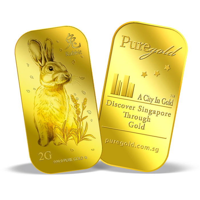 Jual Emas 2 Gram Golden Rabbit Logam Mulia Puregold | Shopee Indonesia