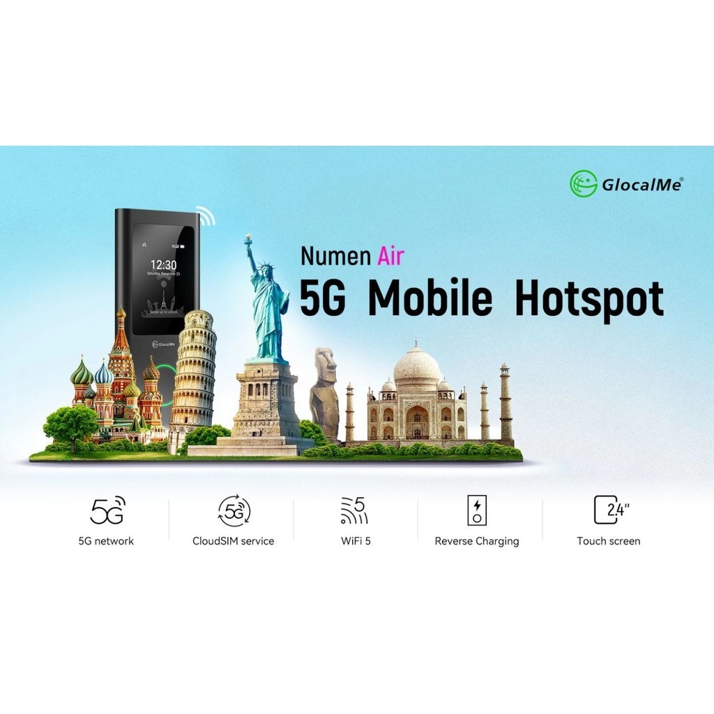 Jual GlocalMe U50 Numen Air 5G Global Freq Router High Speed Portable ...