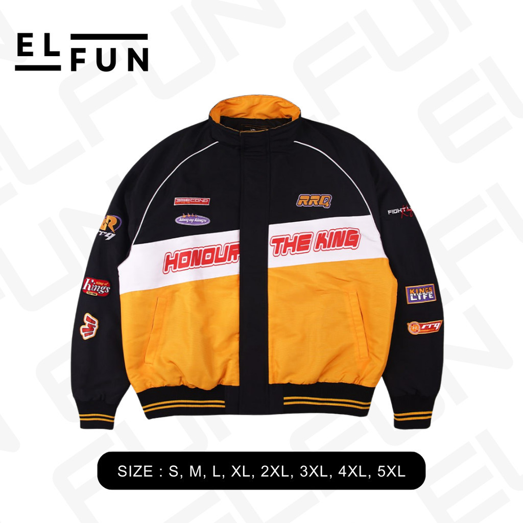 Jual jacket RRQ Honour Nascar terbaru 2024 S13 Oversize RRQ Hoshi ONIC ...