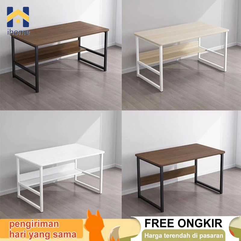 Jual DE43W Ihome Meja Belajar 120cm Meja kantor Meja komputer Meja ...