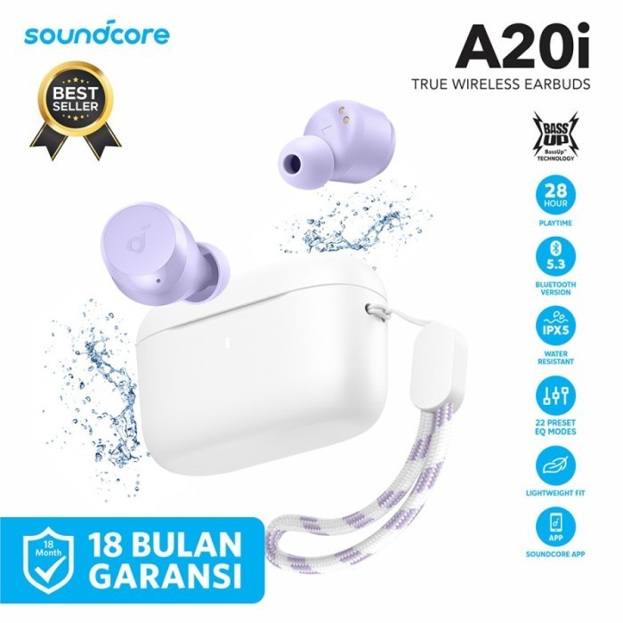 Jual Anggit Anker TWS SoundCore A20i Earphone Bluetooth Wireless ...