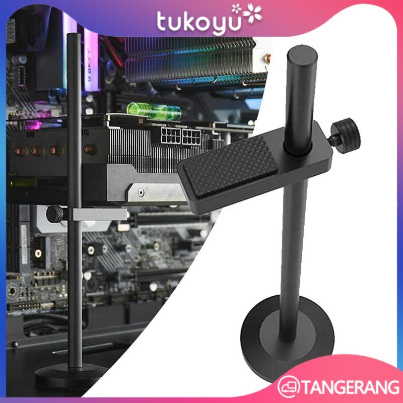 Jual Gpu Holder Vga Holder Standing Graphic Card Stander Bracket Hitam ...