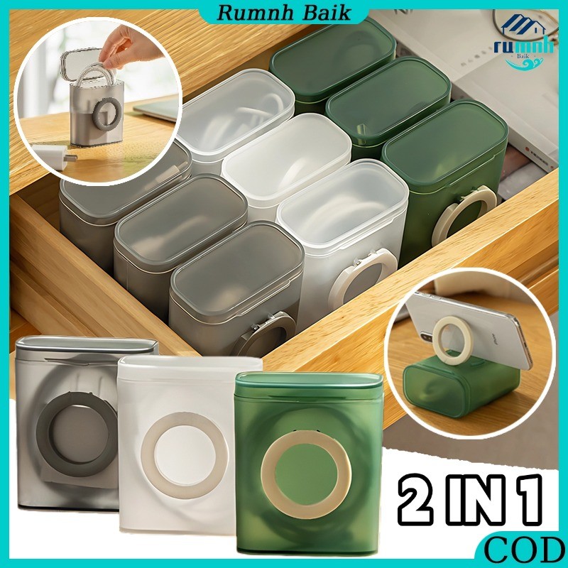 Jual Cable Organizer Case Storage Box Kotak Penyimpanan Kabel Data ...