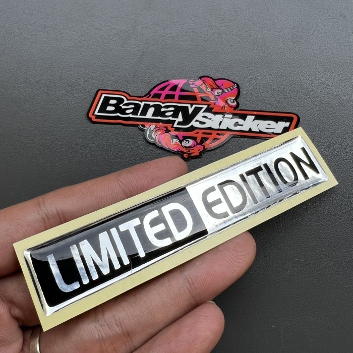 Jual Stiker Sticker Emblem LIMITED EDITION Timbul - Hitam | Shopee ...