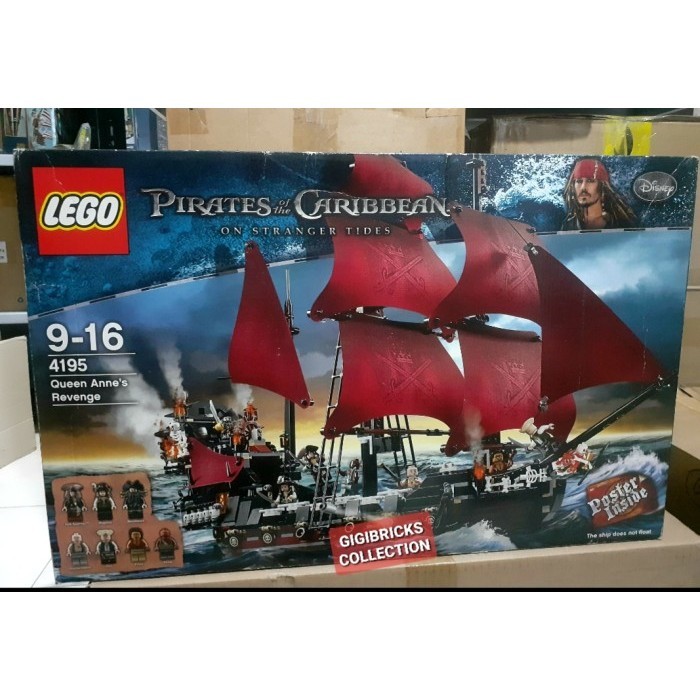 Jual Lego Pirates of the Caribbean Original 4195 Queen Anne's Revenge ...