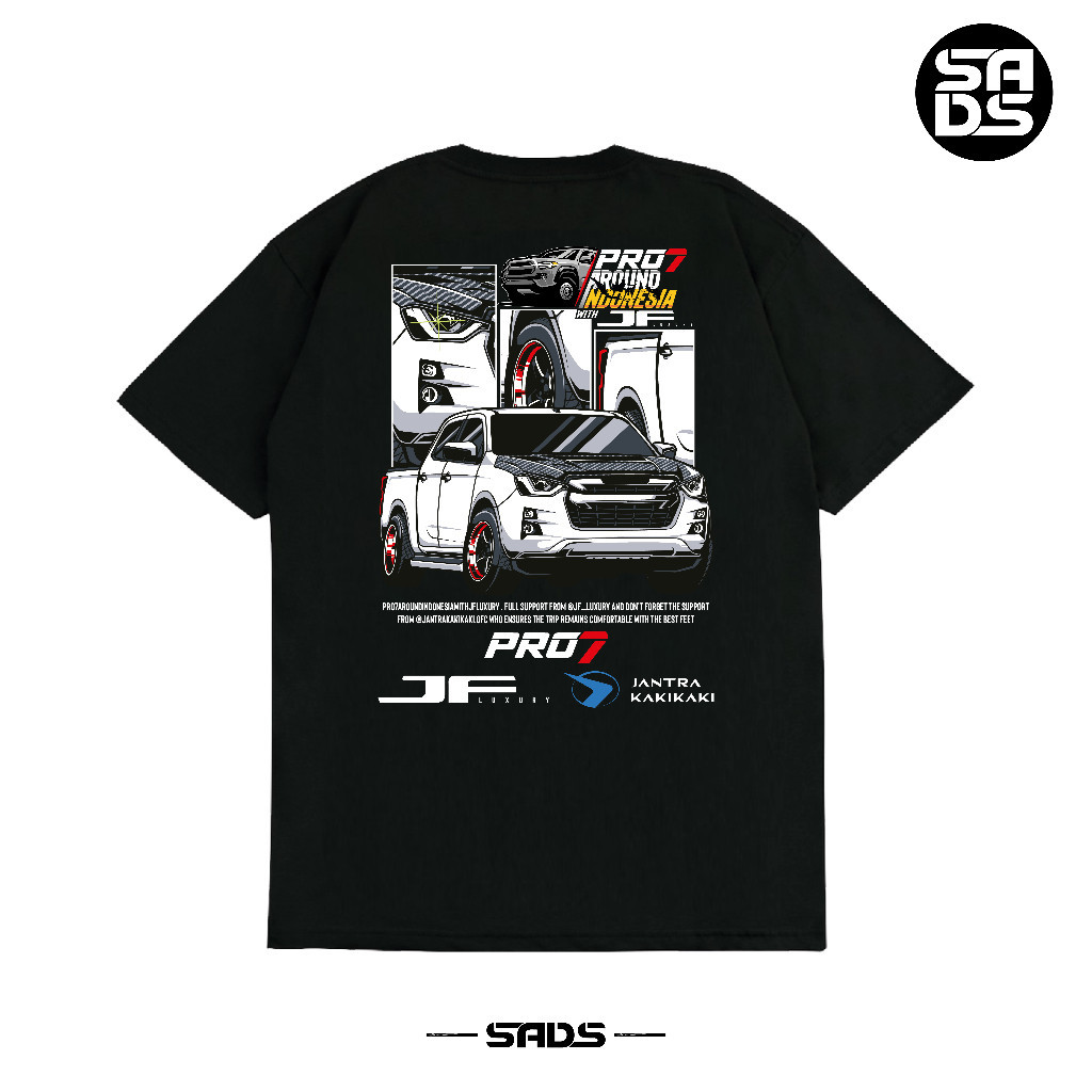 Jual Tshirt Kaos Pro7 Around Indonesia JF Luxury Road Trip Indonesia ...