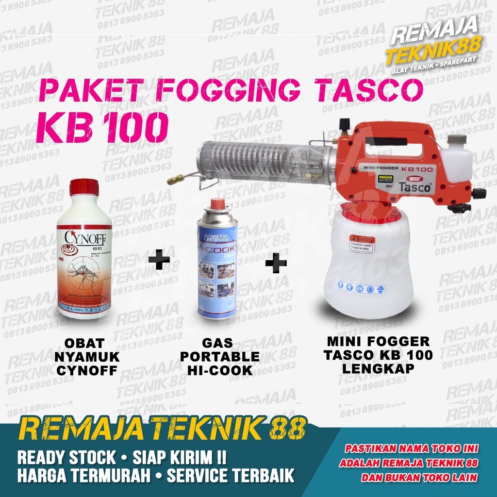 Jual Paket Mini Fogger Tasco Kb Obat Cynoff Gas Hi Cook Alat Semprot Fogging Nyamuk