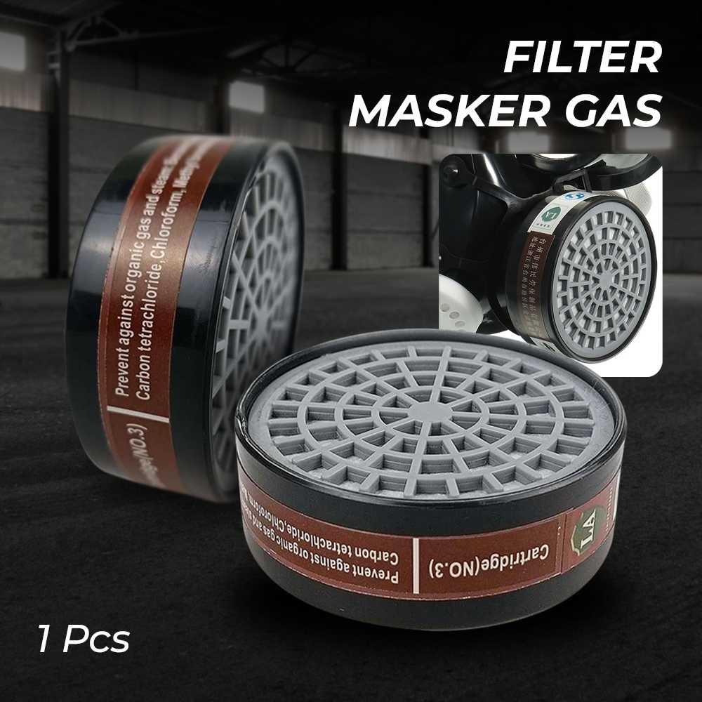 Jual [COD] Cartridge Filter Masker Gas Respirator Organik Conector ...
