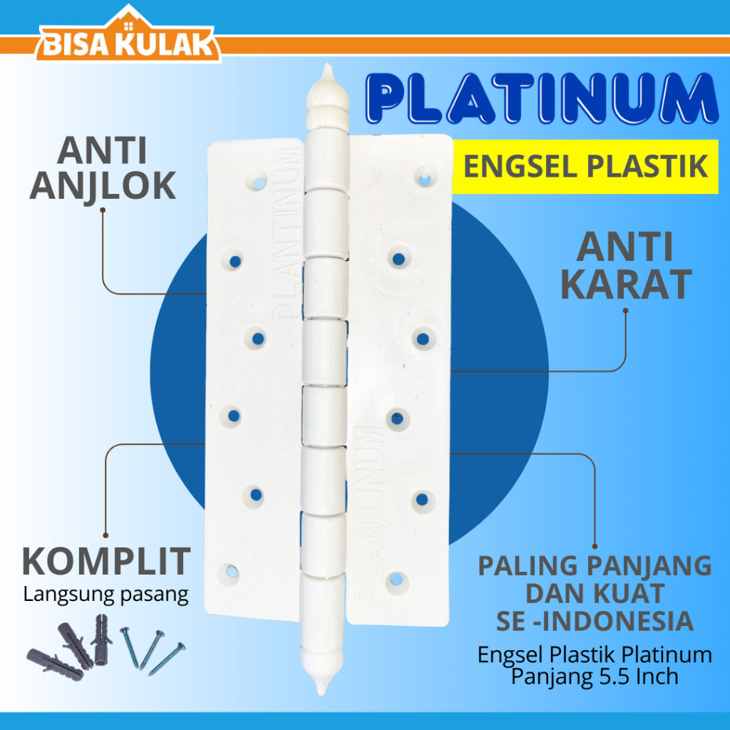 Jual Handle Pintu PVC / Kunci Kamar Mandi PVC / Kunci Plastik Oval ...