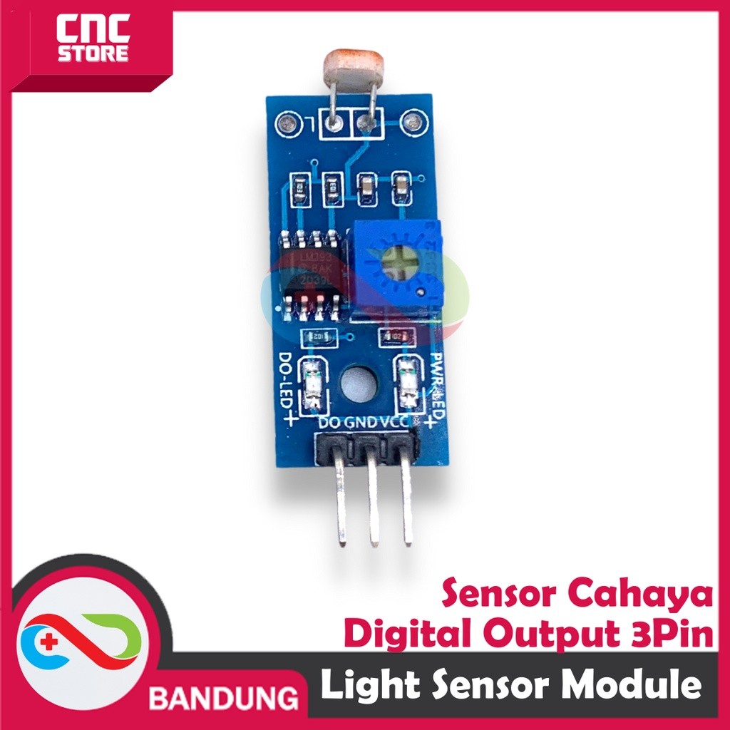 Jual PHOTOSENSTIVE LIGHT LDR RESISTANCE SENSOR CAHAYA MODULE LDR MODULE ...