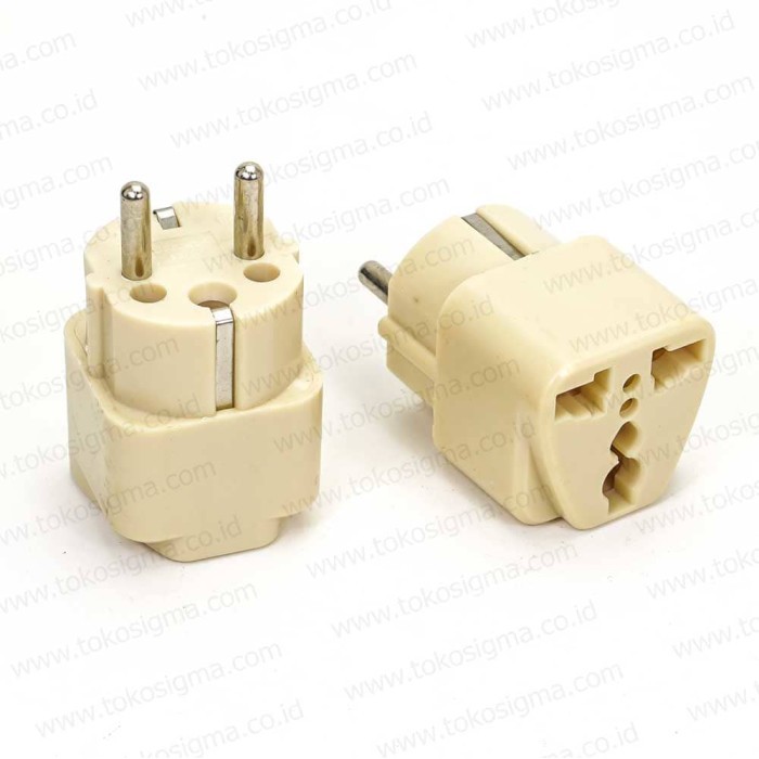 Jual Over Steker UK/US/AU PLUG TO EU PLUG Bright-G BG-607 | Shopee ...