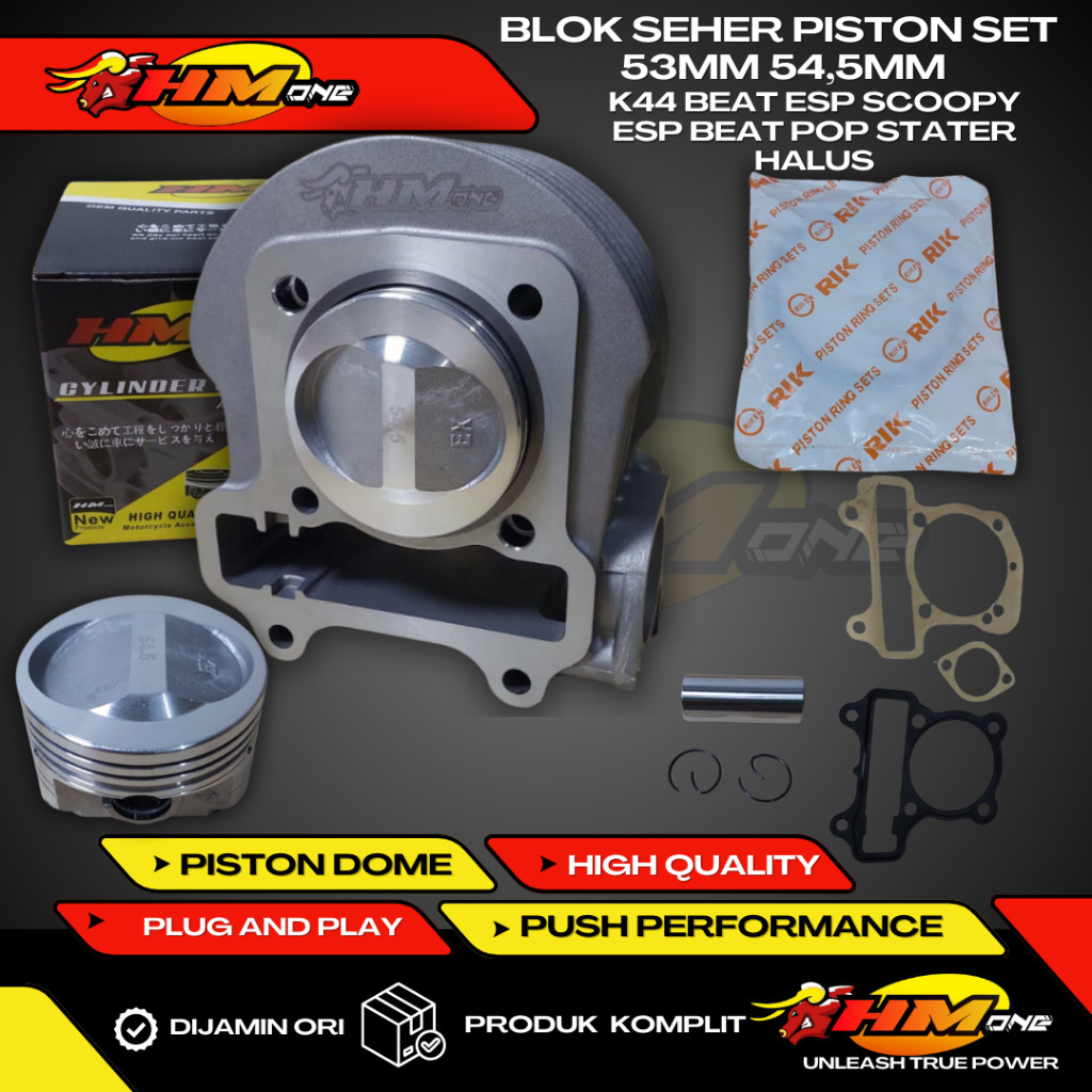 Jual HMONE BLOK SEHER BORE UP 53MM 53.5MM 54.5MM K44 BEAT ESP HMONE ...