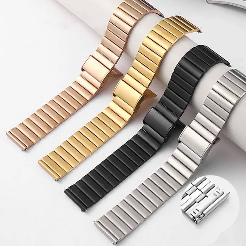 Jual Rantai jam Tangan Smart Watch 22mm Strap Stainless Steel Selip Jam ...