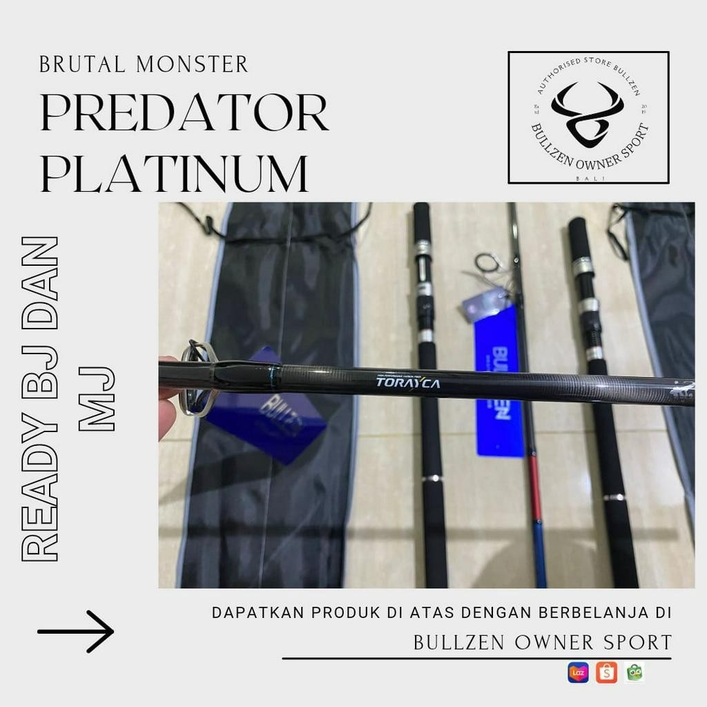 Jual Rod Bullzen BS Monster PREDATOR Platinum Jgging Rod | Shopee Indonesia