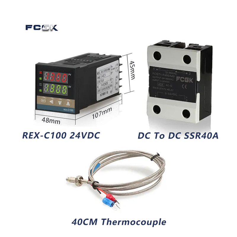 Jual REX-C100 PID Temperature Controller 220v 400 degree Digital ...