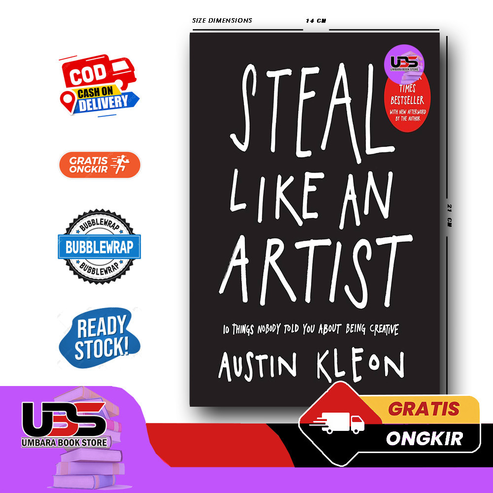 Jual Steal Like An Artist - Austin Kleon (English) | Shopee Indonesia