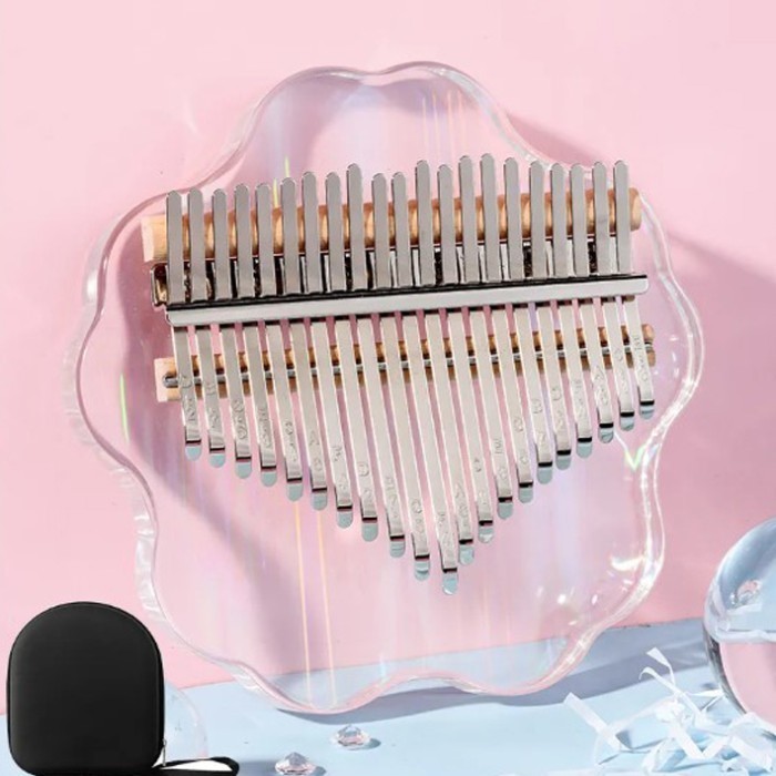 Jual MZM Alat Musik Kalimba 17 Keys 21 keys Piano Kecapi Acrylic Free ...