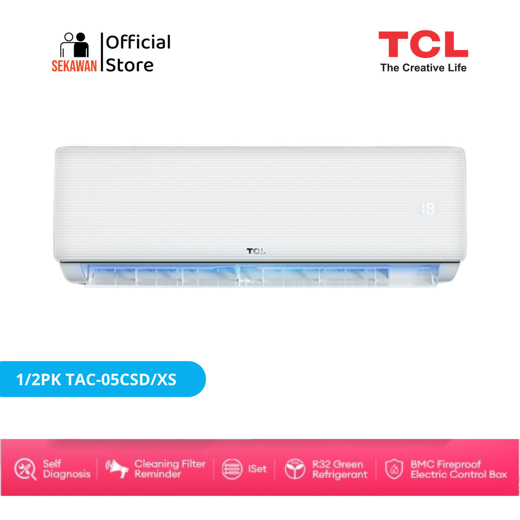 Jual AC 1/2 pk low watt murah TCL TAC-05CSD/XS | Shopee Indonesia