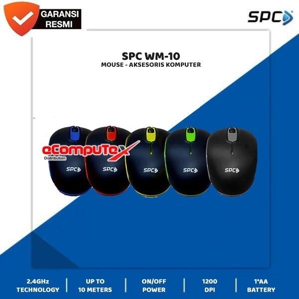 Jual SPC WIRELESS MOUSE WM-10 - 2.4G 800-1600 DPI | Shopee Indonesia