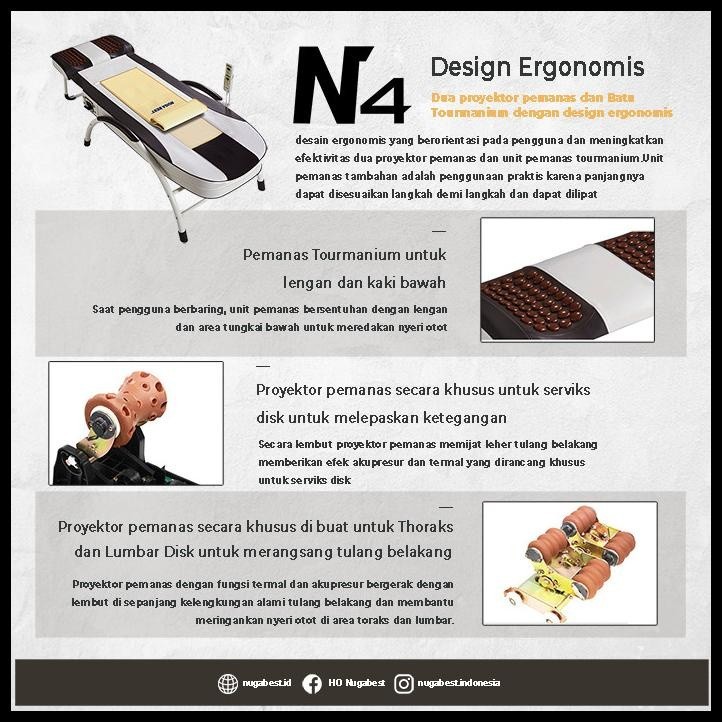 Jual N4 Alat Terapi Nuga Best (Kasur Terapi Pijat) Original Made In