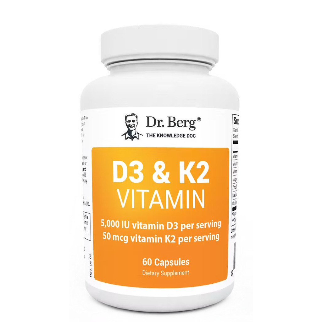 Jual Dr. Berg Vitamin D3 5000iu & 50mcg K2 MK-7 | Shopee Indonesia