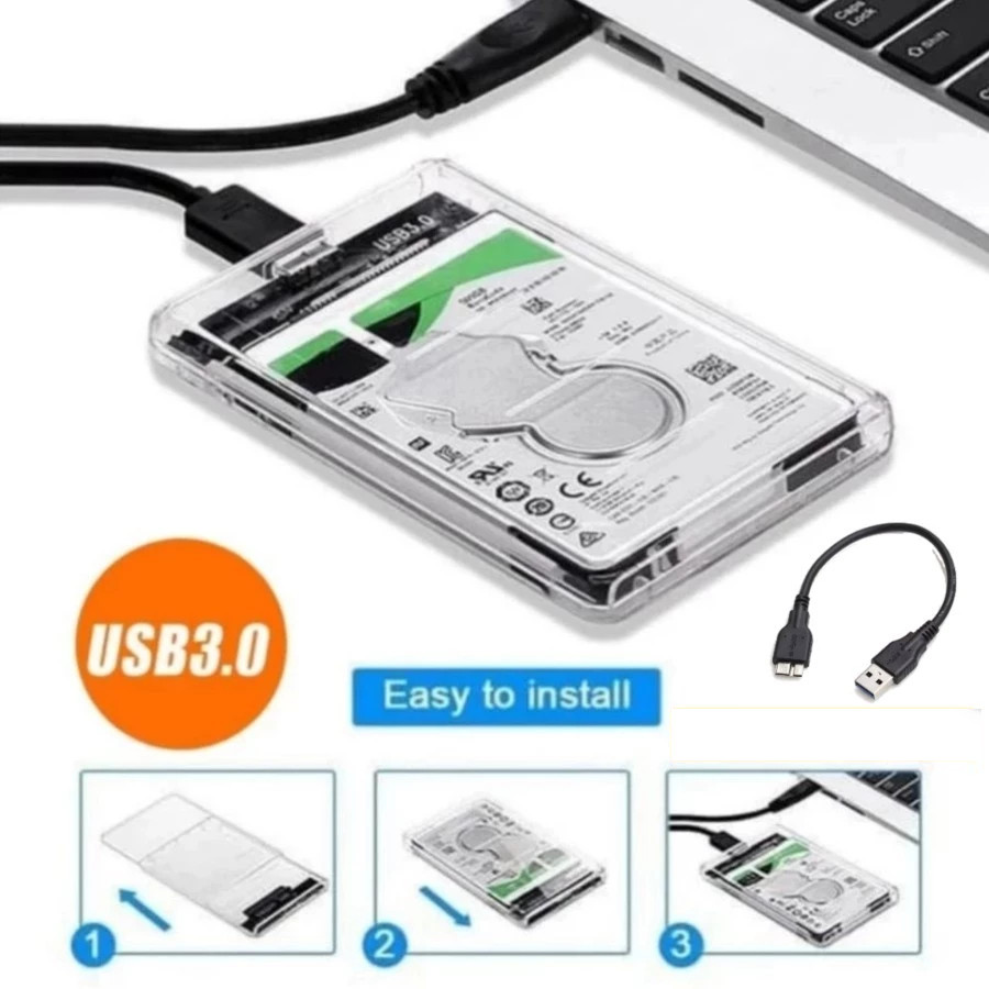 Jual Casing Hardisk Laptop Sata External Case USB Portable | Shopee ...
