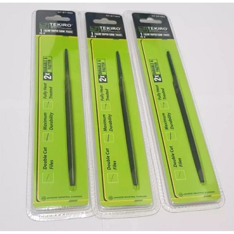 Jual TEKIRO KIKIR SLIM KIKIR LANGSING SLIM TAPER SAW FILES | Shopee ...