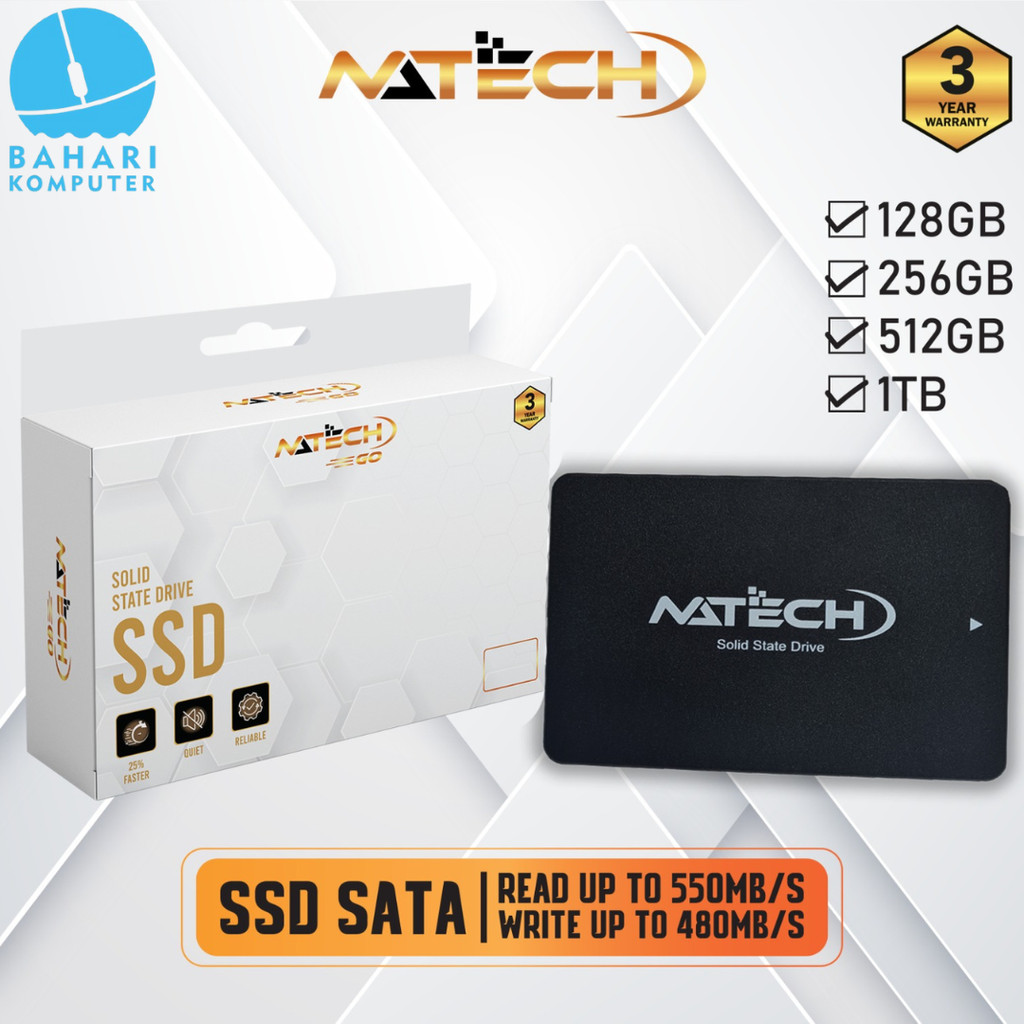 Jual SSD Natech 128gb SATA | SSD Laptop Komputer Natech 128gb sata ...