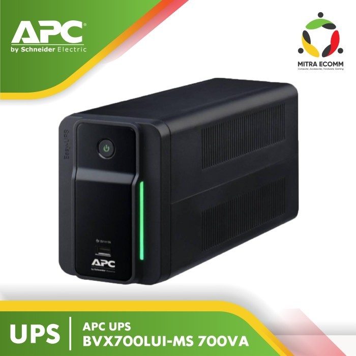 Jual UPS BVX 700VA 360W APC Easy USB UPS Charging BVX700LUI-MS | Shopee ...