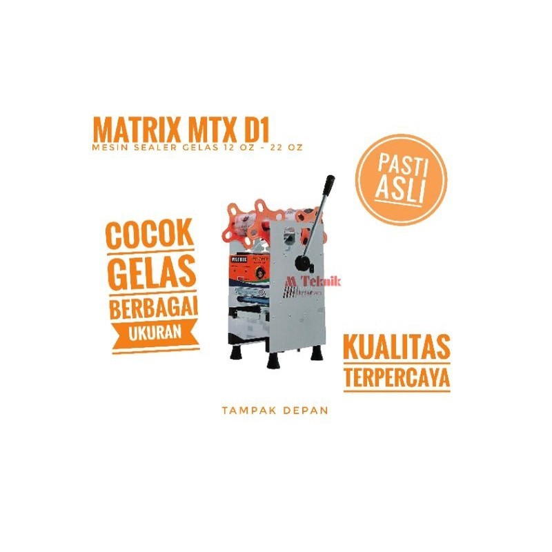 Jual Mesin Cup Sealer Matrix Mtx D1 Press Segel Gelas Tinggi Besar 12 22 Oz Shopee Indonesia 1932