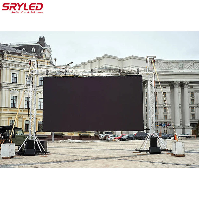 Jual Outdoor Rental LED Display Screen P3.91 500x500mm Full Color SMD ...