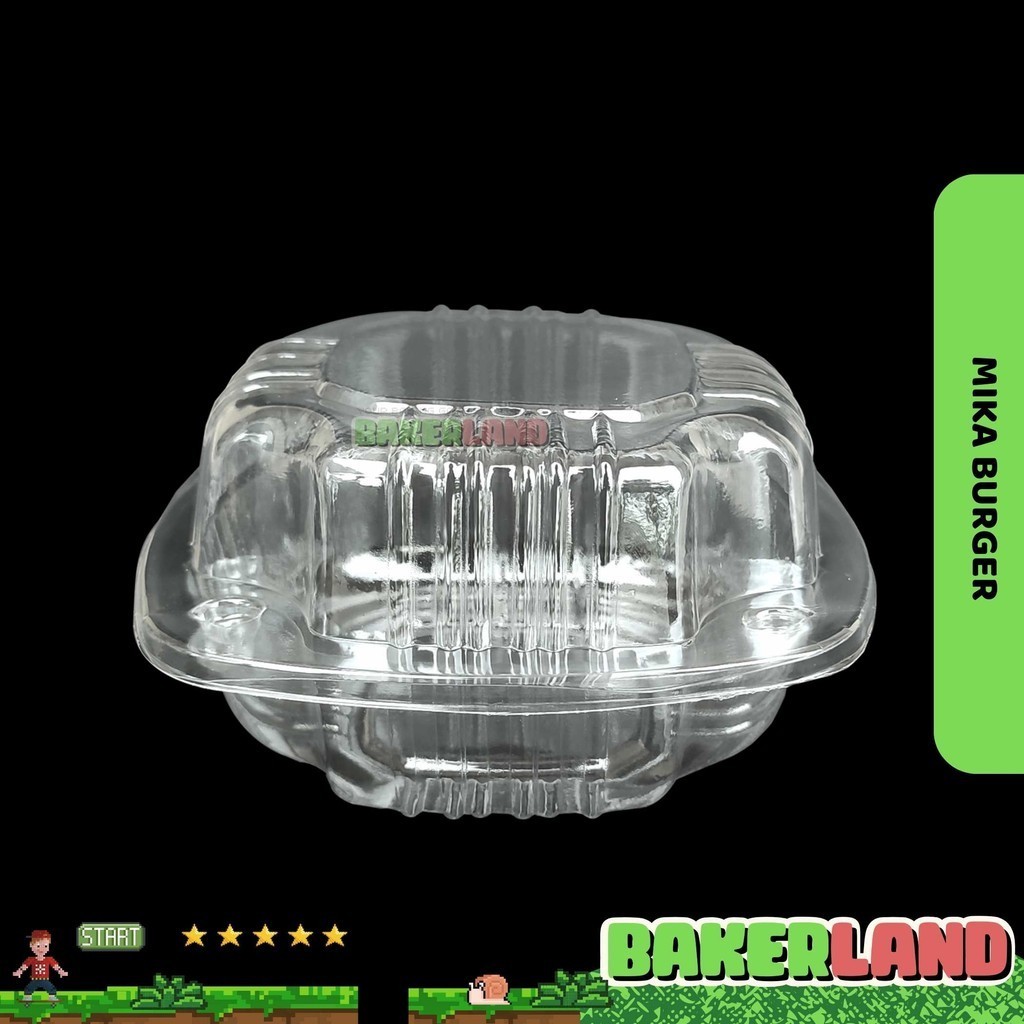 Jual Mika Burger / Kotak Burger / Tray Mika / Mika Hamburger / Mika Kue ...