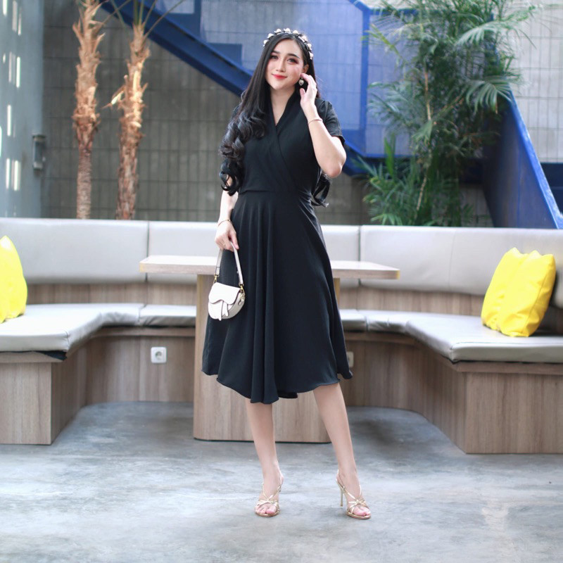 Jual Daster nagita hits dress cewek korea style remaja dres elagan