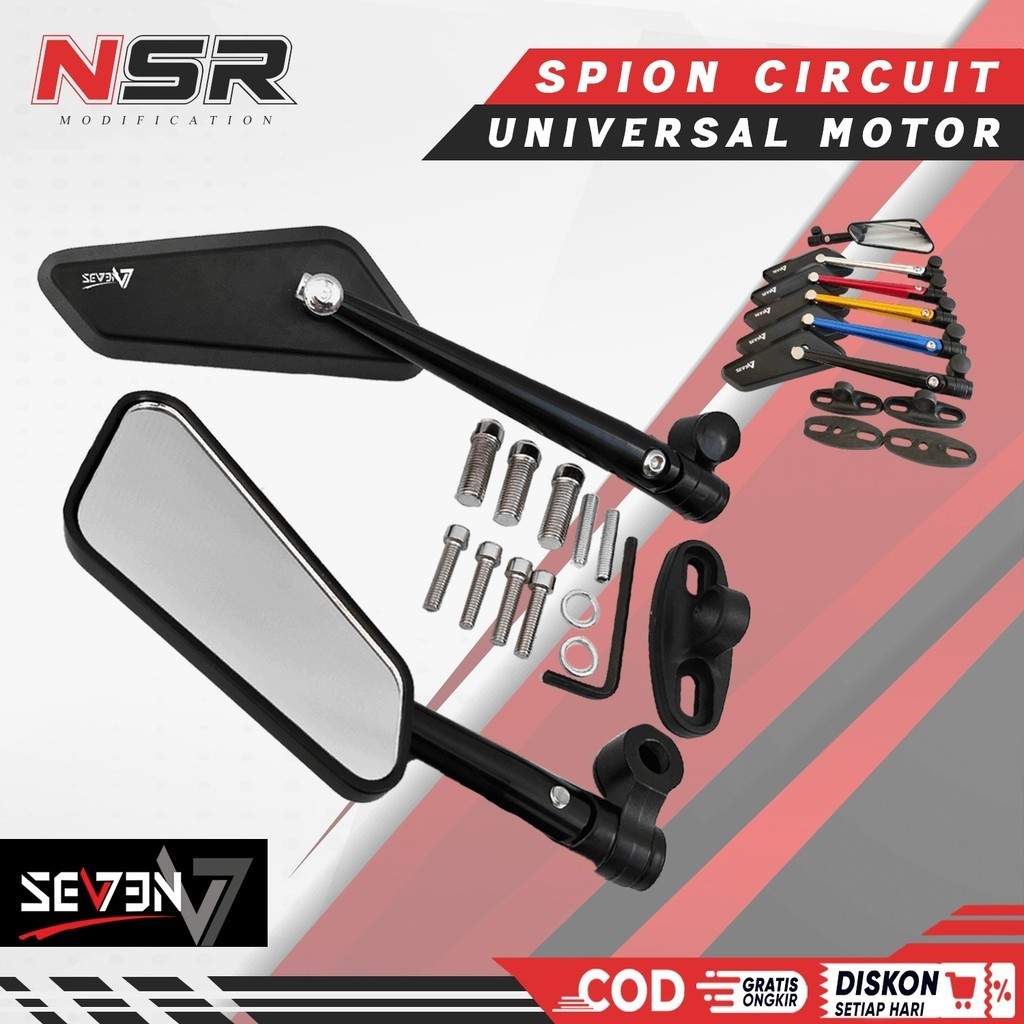 Jual Spion Sepeda Motor Model Tomok Circuit Almini CNC Universal Sepeda ...