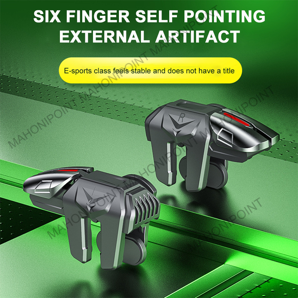 Jual G21 Trigger Pubg FF Fps L1 R1 Gaming Six Finger Trigger Gaming ...