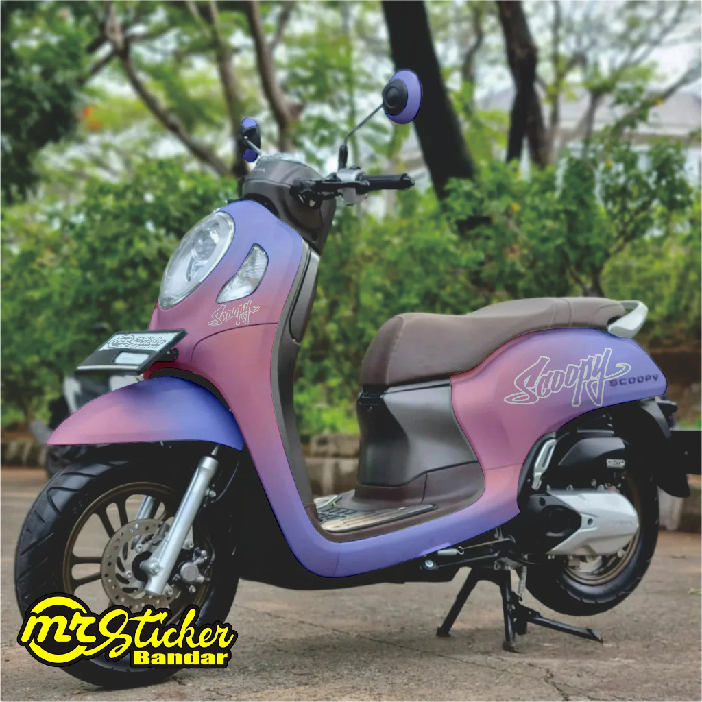 Jual Decal Scoopy Full Body Sticker Scoopy full Blok All Type scoopy ...