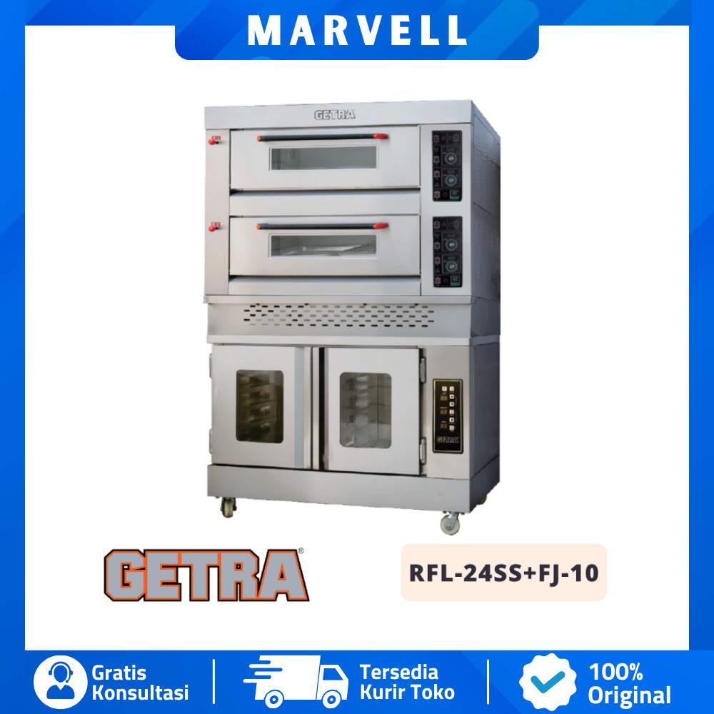 Jual Combi Deck Oven + Proofer Getra Rfl-24ss+Fj-10 Oven Gas Roti ...