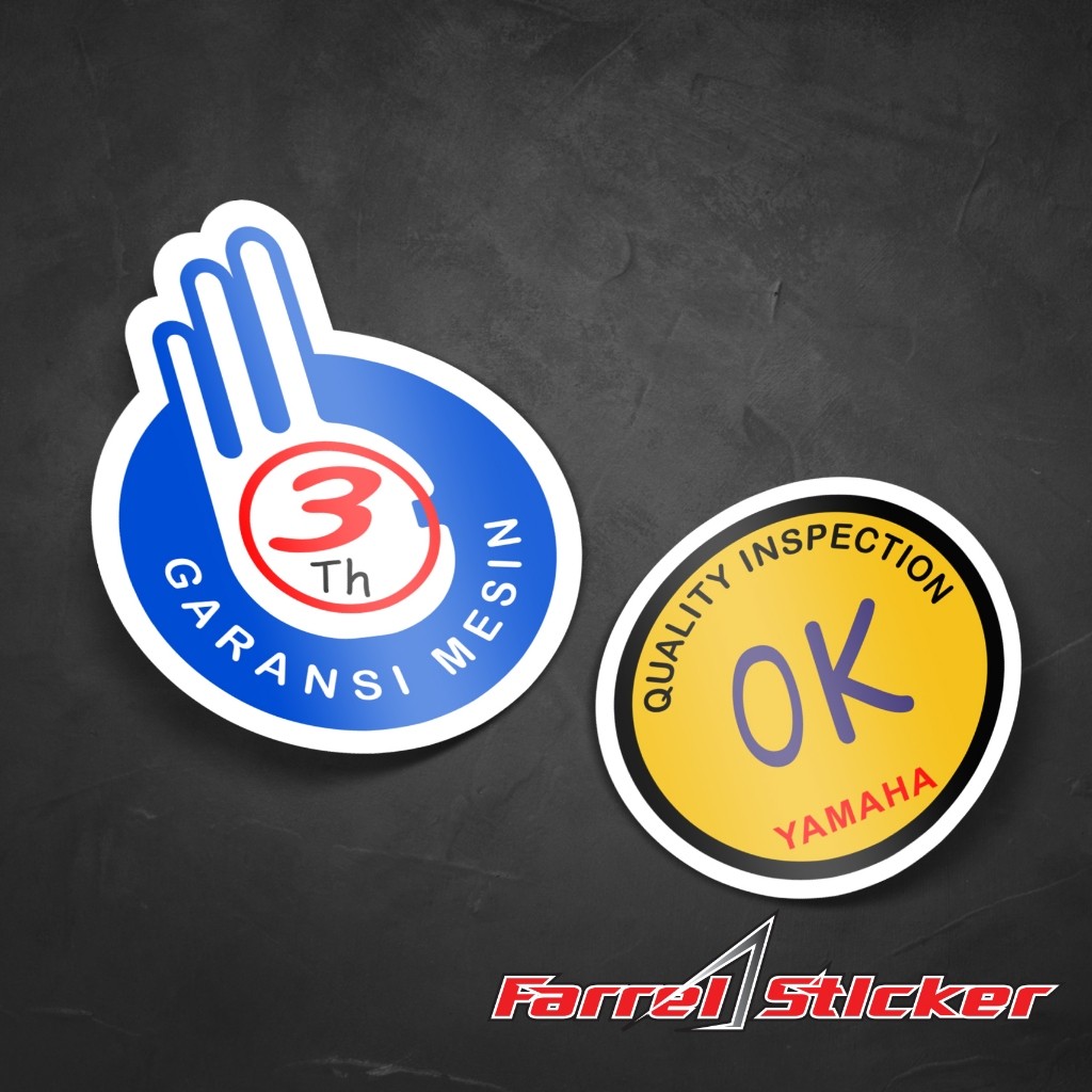 Jual Sticker Warning Yamaha Sticker Prosedur Garansi 3 Tahun | Shopee ...