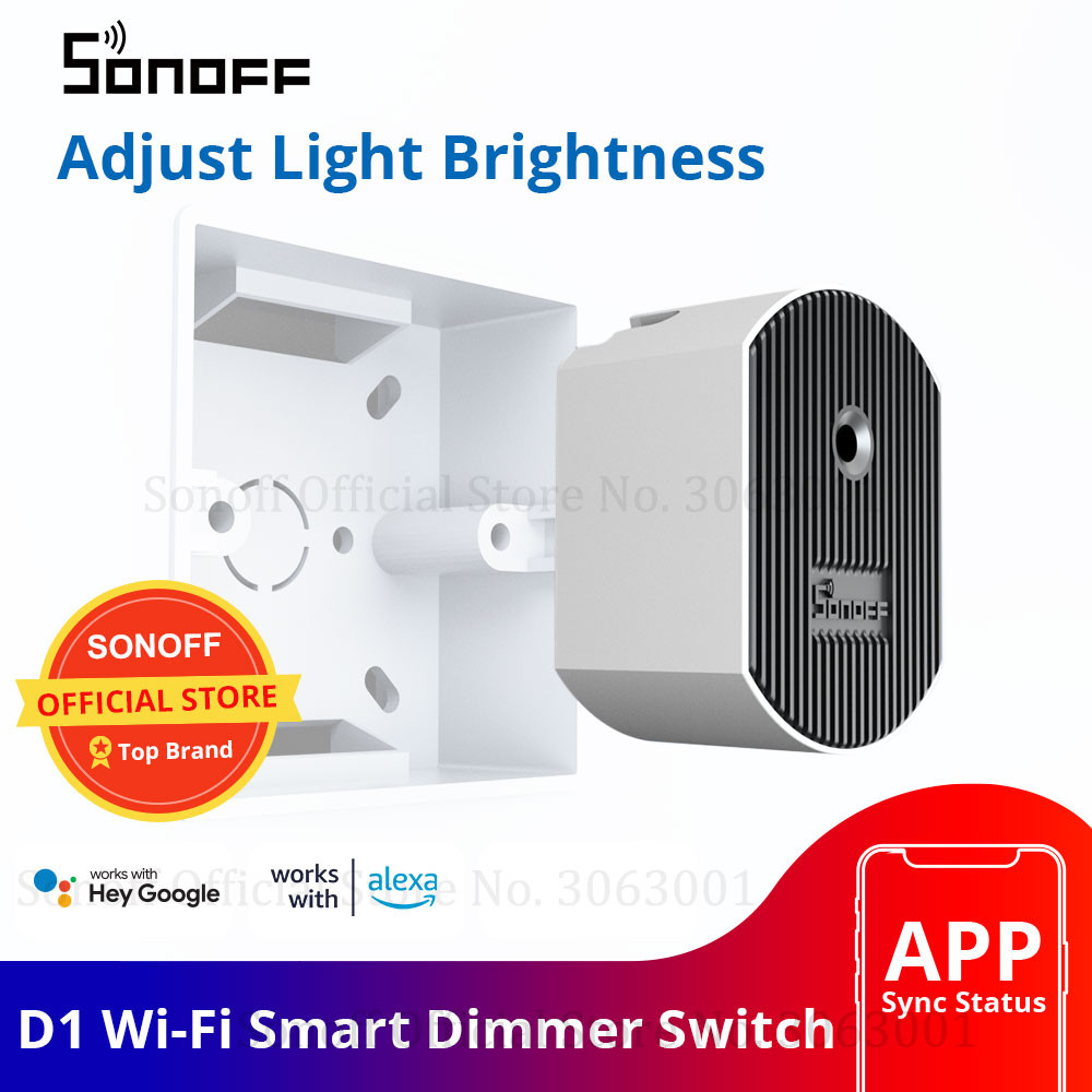 Jual SONOFF D1 Wifi Smart Dimmer Swit DIY Smart Home Mini Swit Module ...