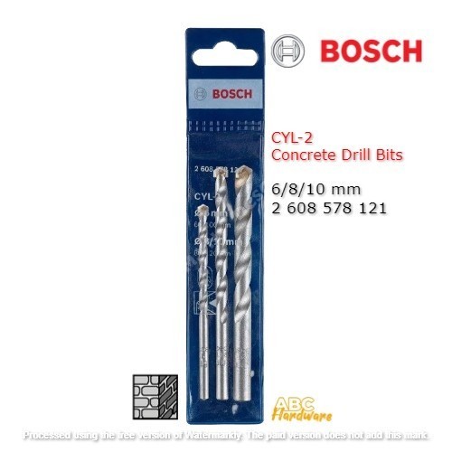 Jual Bosch Mata Bor Set Untuk Dinding Tembok Beton Shopee Indonesia