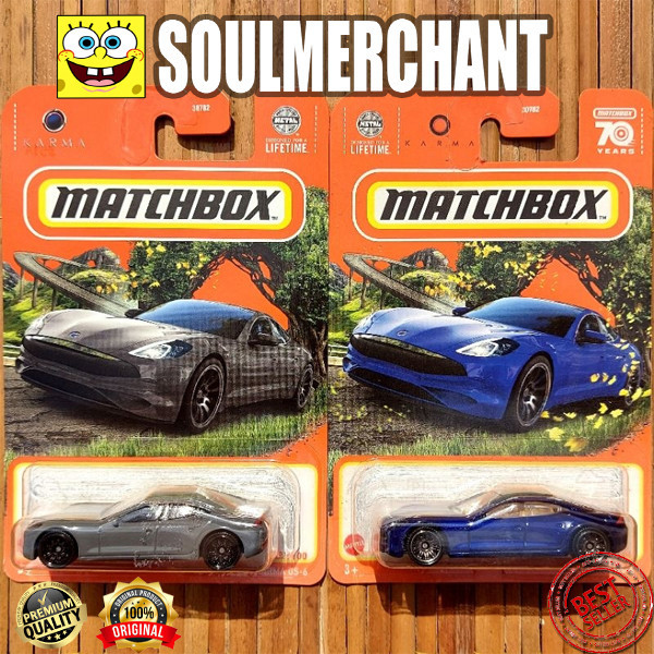 Jual Matchbox Karma GS-6 Biru Abu Original | Shopee Indonesia