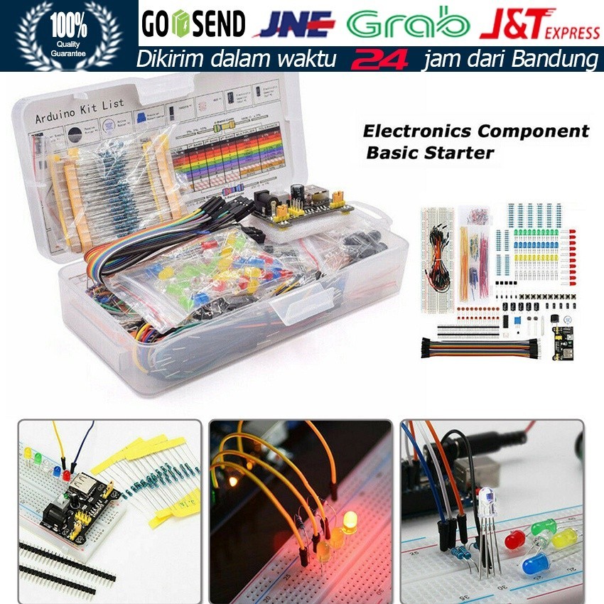 Jual AB20 1 Set Kit Paket Elemen Arduino Uno R3 Untuk Pemula / R3 ...