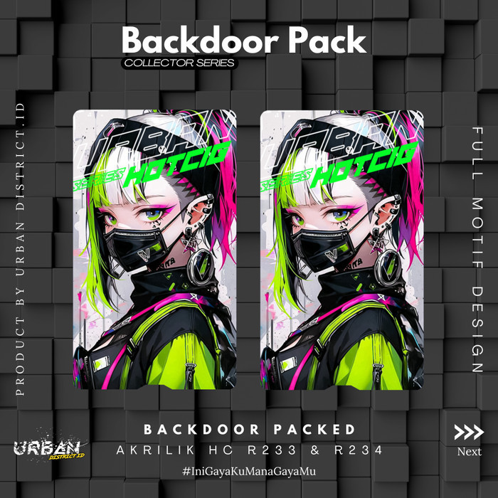 Jual URB Panel Backdoor Akrilik R233 & R234 Motif Part2 by Ultimate ...