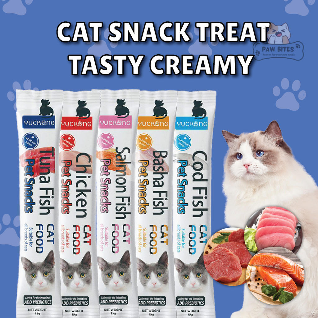 Jual YUCHONG Snack Kucing Basah Berkualitas tinggi Cat Treat Wet Food
