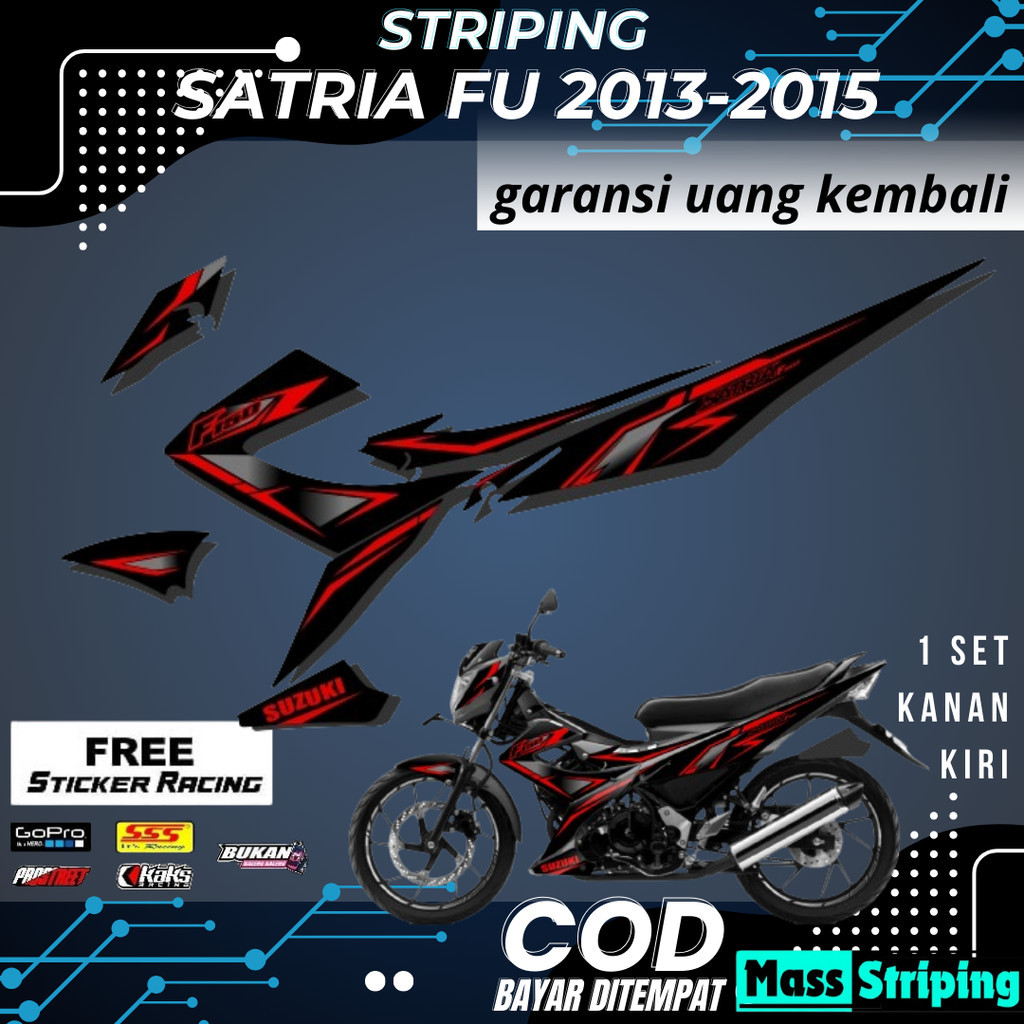 Jual MASS Striping - Striping Sticker List Variasi Motor all new Suzuki ...
