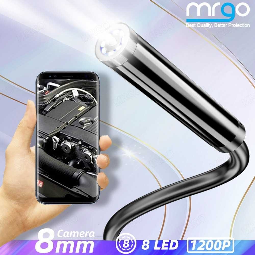 Jual MRGO Kamera Endoskopi Industrial Endoscope USB 3in1 8 LED 1200P 2M ...