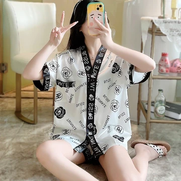 Baju Tidur Baju Tidur Satin Baju Dinas Malam Wannita Hot Baju Pakaian Piyama Baju Tidur Wanita
