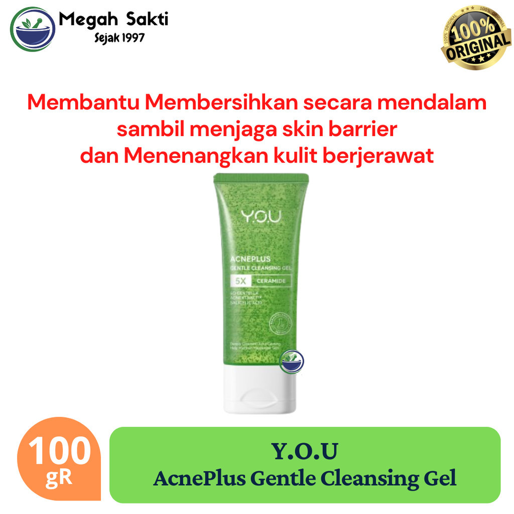 Jual MGS - YOU AcnePlus Gentle Gel Cleanser | Sabun Cuci Muka Jerawat ...