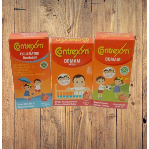 Jual CONTREXYN SIRUP DROP DEMAM UNTUK BAYI DAN ANAK FLU BATUK BERDAHAK ...